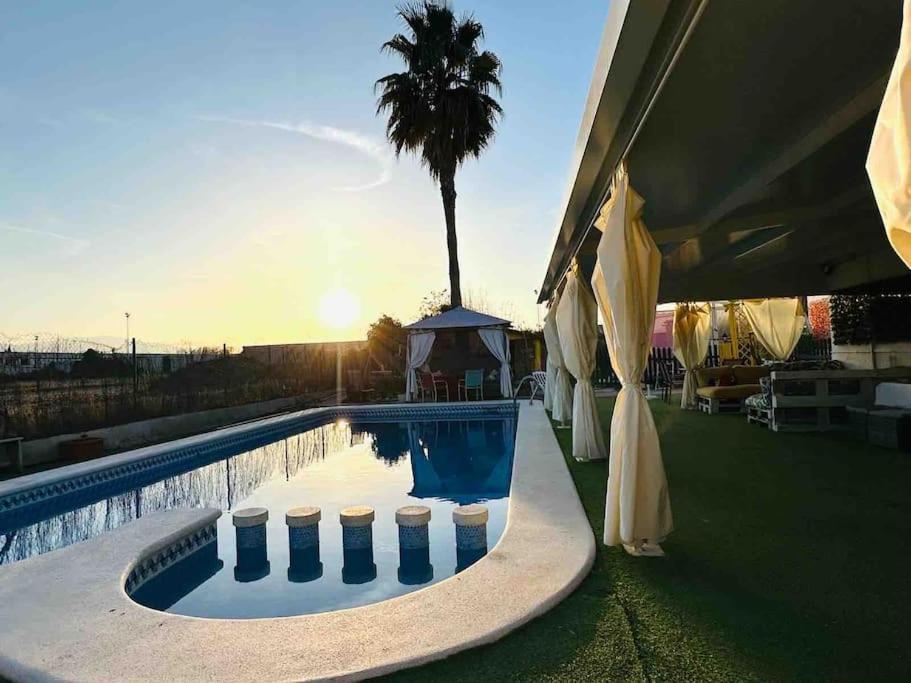 Casa Rural A 4Km De Murcia Con Piscina Y Spa Caliente Luaran gambar