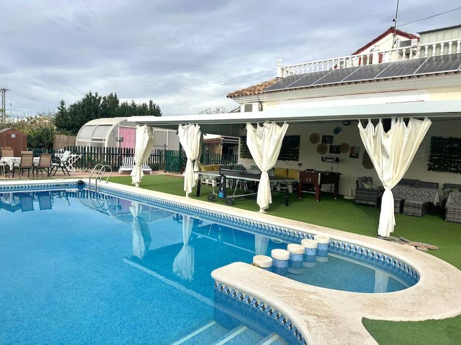 Casa Rural A 4Km De Murcia Con Piscina Y Spa Caliente Luaran gambar